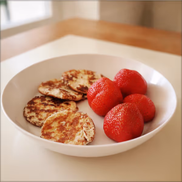 Almond Flour Pancake with Blueberries
