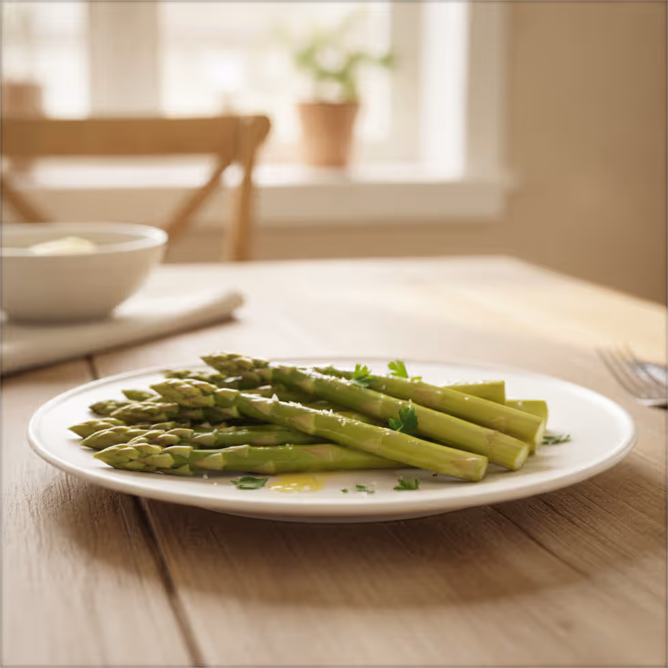 Asparagus: Season, Peeling, Storage and Freezing, ready to serve
