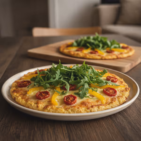 Low Carb Pizza, ready to serve
