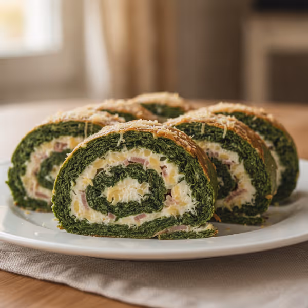 Spinach & Ham Roll
