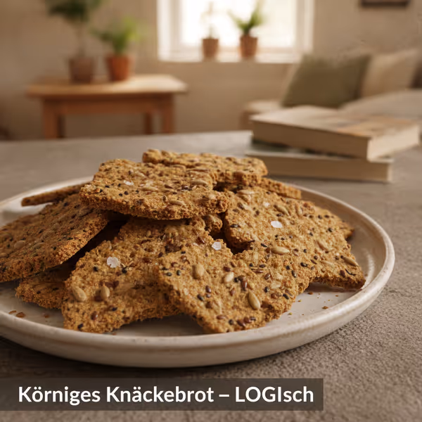 Zrníkový křupavý chléb (knäckebrot)