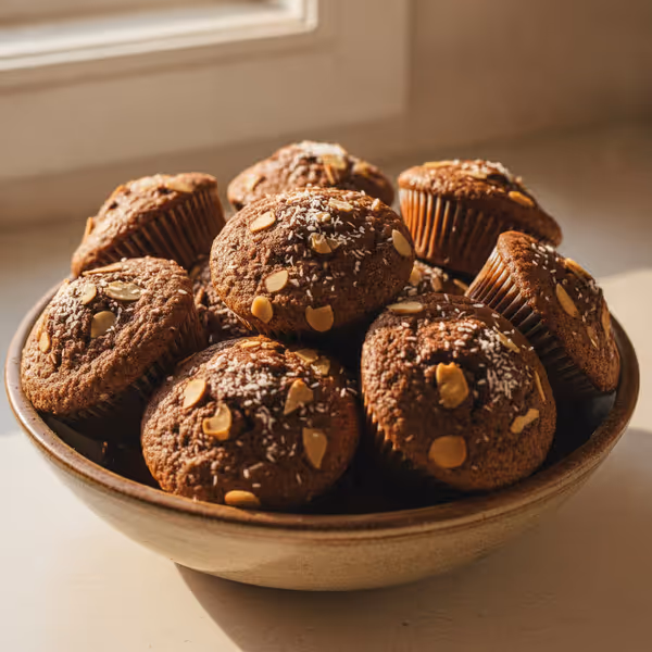 Muffins σοκολάτας με μύρτιλα