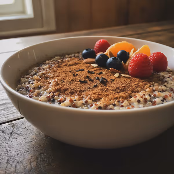 Quinoa-kása fahéjjal és vaníliával