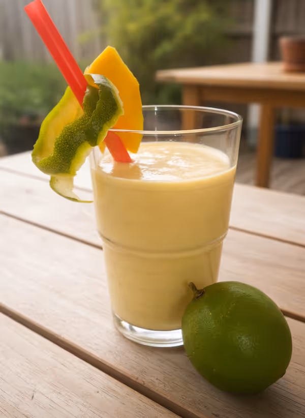 Bebida de Manga e Coco