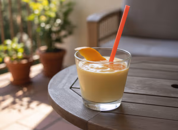 Lassi de Manga com Bebida de Soja