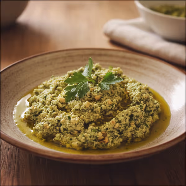 Pesto de Limão e Amendoim