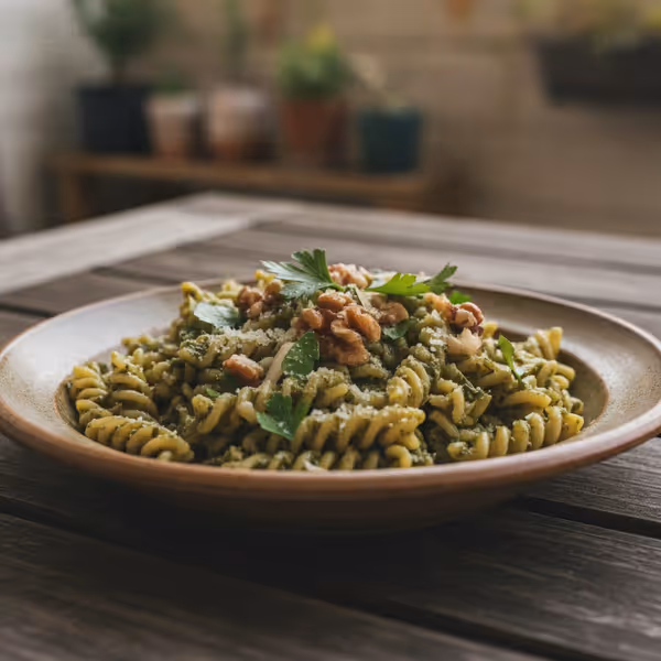Pesto de Nozes e Salsa