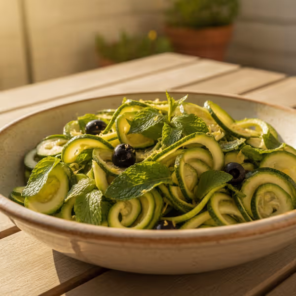Salada de Courgette e Hortelã